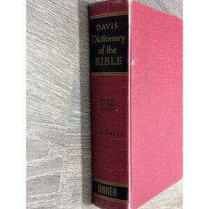 A Dictionary Of The Bible By John D Davis Fourth Revised Edition Hardcover